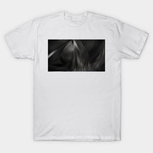 Black Steel Abstraction T-Shirt